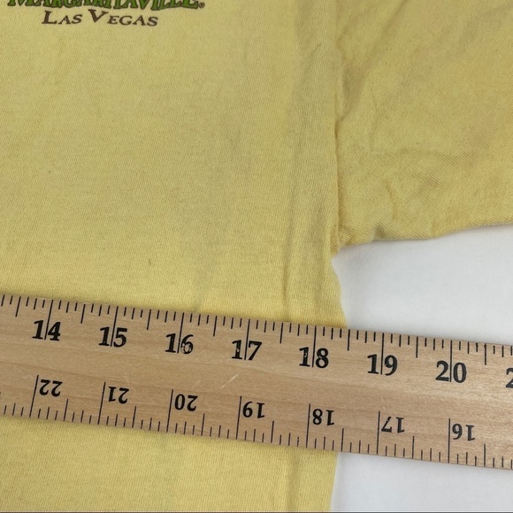 Margaritaville Tshirt Mens Medium Yellow Short Sleeve - Picture 5 of 9